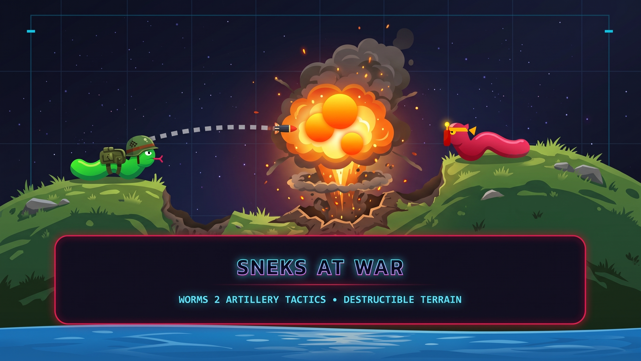 Sneks At War Game Art